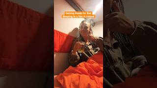 Sleeping in a Van in Ireland! I’m a bit extreme it wasnt that cold 🥶 😅 #vanlife #vanbuild screenshot 1