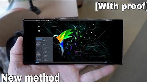 How to run Parrot 🦜 os on android in just one click..!!