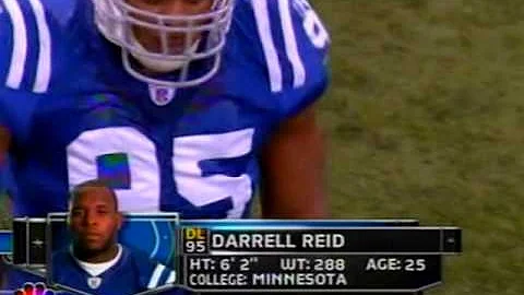 Darrell Reid Monster Hit on Chris Henry 12/30/07