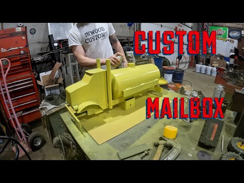 how to make a custom truck mail box