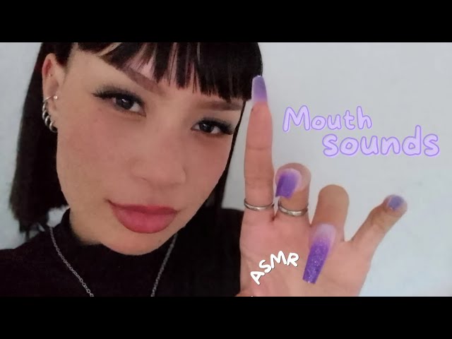ASMR hand movements and mouth sounds😴💤