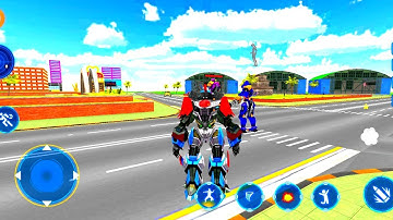 ROBOT BATTLE ON MARS : MULTIPLE ROBOT TRANSFORM GORILLA ROBOT TRANSPORTATION - Android gameplay