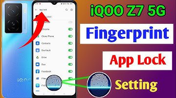 iQOO z7 5g fingerprint app lock / iQOO z7 me apps me fingerprint lock Kaise lagaye / iQOO z7 5g