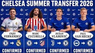 TOP 7  LATEST CONFIRMED CHELSEA SUMMER TRANSFERS 2026 🔥 Enzo , Van Hecke, Cucurella  & Vlahovic. screenshot 4