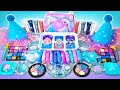 Relaxing Galaxy! Mixing All Cute Glittery Charms with Clay || FUN ELSA CRAFT! ❄️