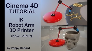 Cinema 4D Tutorial - Simulate a Robot Arm Printer with IK and MoSpline