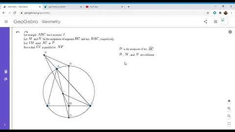 Olympiad Geometry Problem #50: Incenter, Midpoint, Parallel