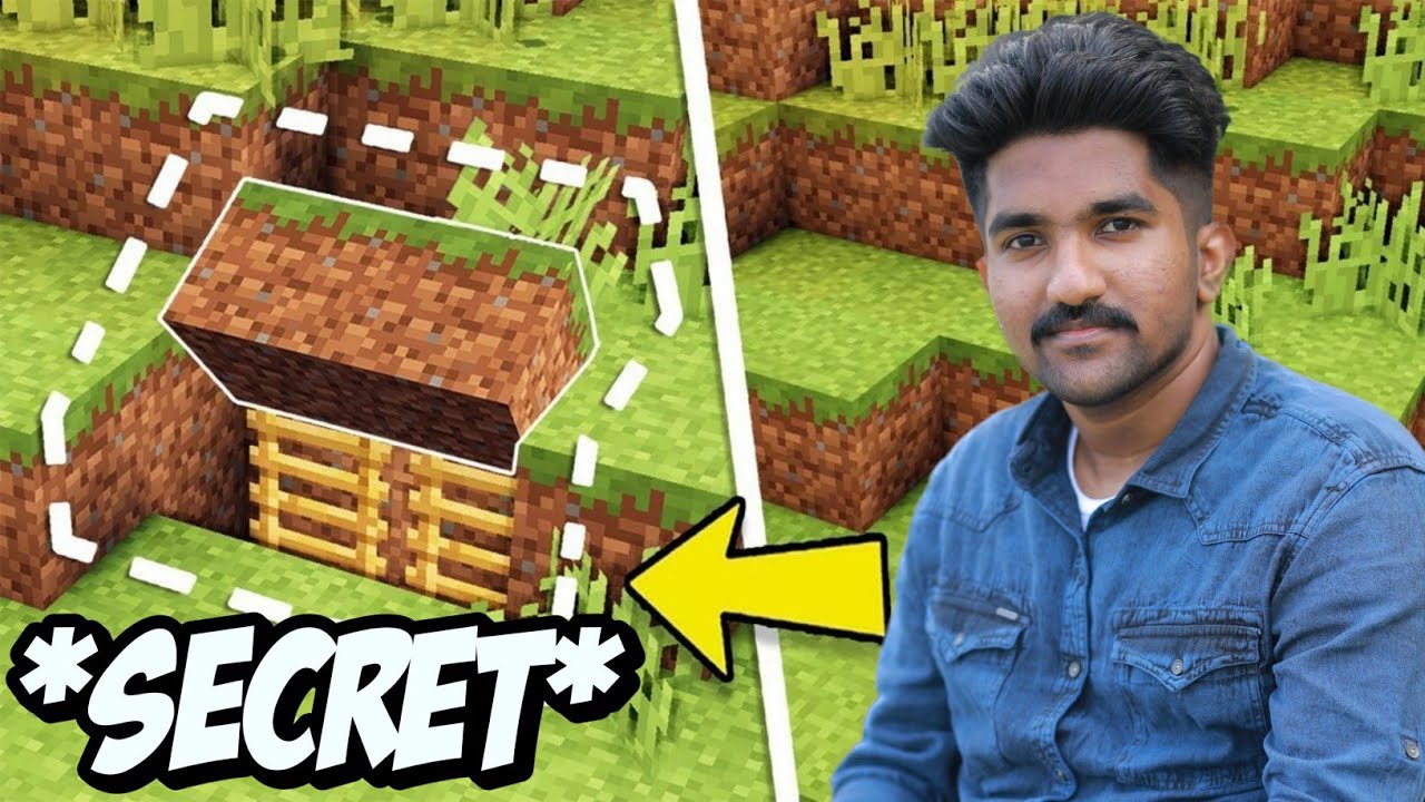 I Built A Secret Underground Base In Minecraft 😍 Minecraft Malayalam EP07