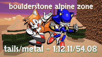 srb2 uldc: boulderstone alpine zone speedrun [tails/metal]