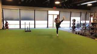 Exercise Demo: Hamstring High Kicks