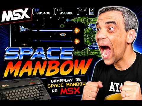 🎮 JOGANDO SPACE MANBOW DO MSX - A perfeição que parece 16 bits!!