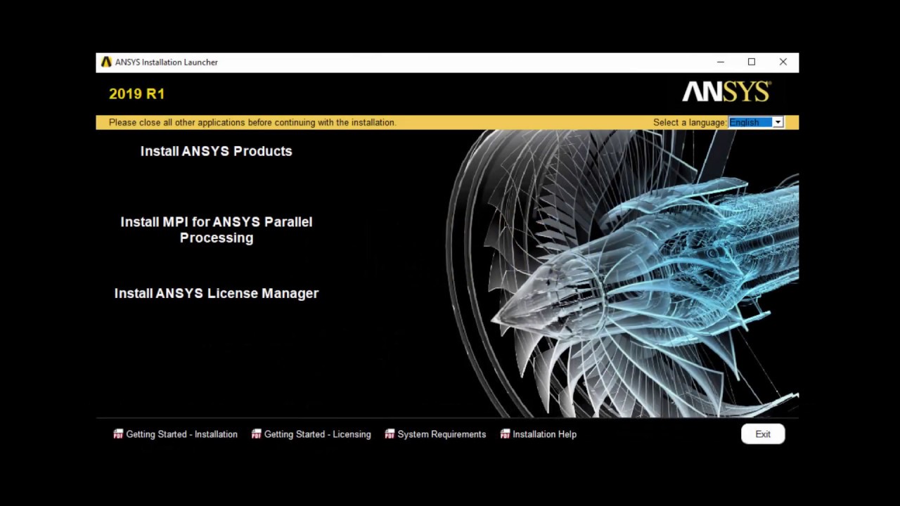 Installing ANSYS 2019 Releases on Windows - YouTube