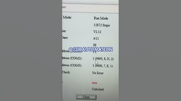 Modbus communication between Delta PLC DVP12SE & Emotron VFD by @simautomation #shorts #viral #PLC
