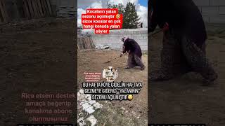 kocaların yalan sezonu açılmıştır #kocam #yalan #köy