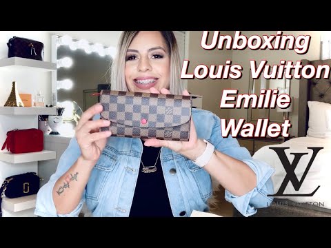 Louis Vuitton Hot Pink Emilie Wallet Unboxing 