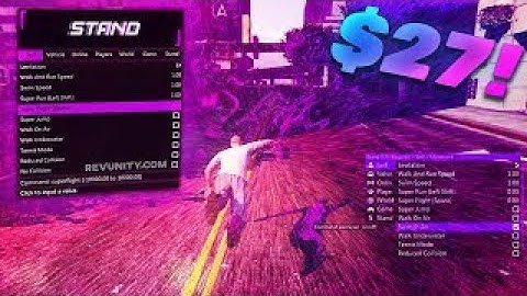 STAND MOD MENU SHOWCASE GTA ONLINE