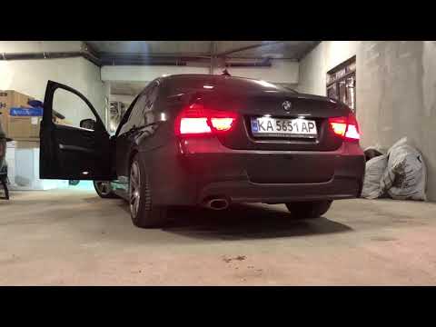 BMW e90 n47d20 даунпайп и отрезан глушитель