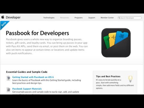 iOS Development Tutorial - 24 - Passbook Introduction