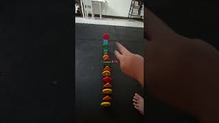 🫶🏻 #domino #dominoesfalling #play #fun #kids #happiness