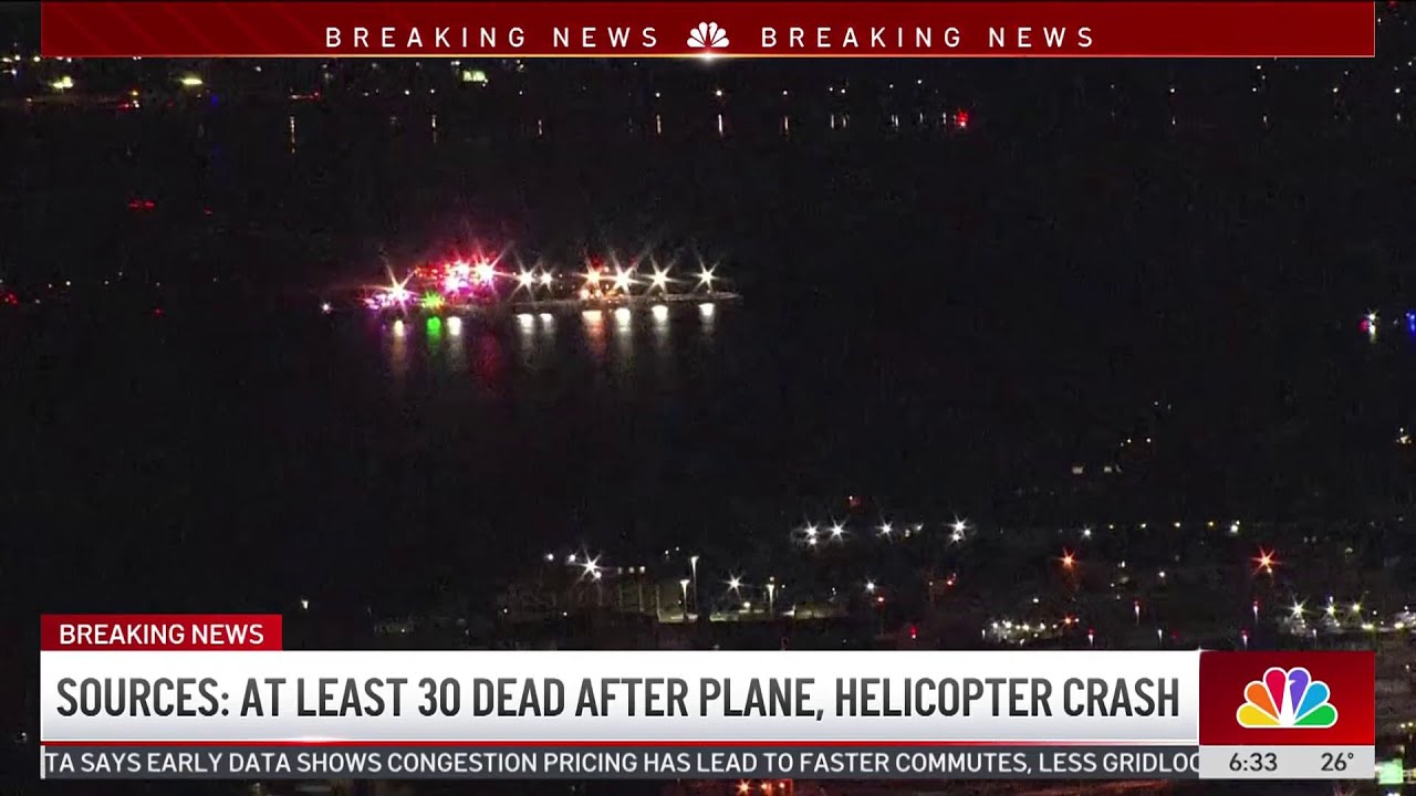 DC plane crash: Passenger jet and military helicopter collide near ...