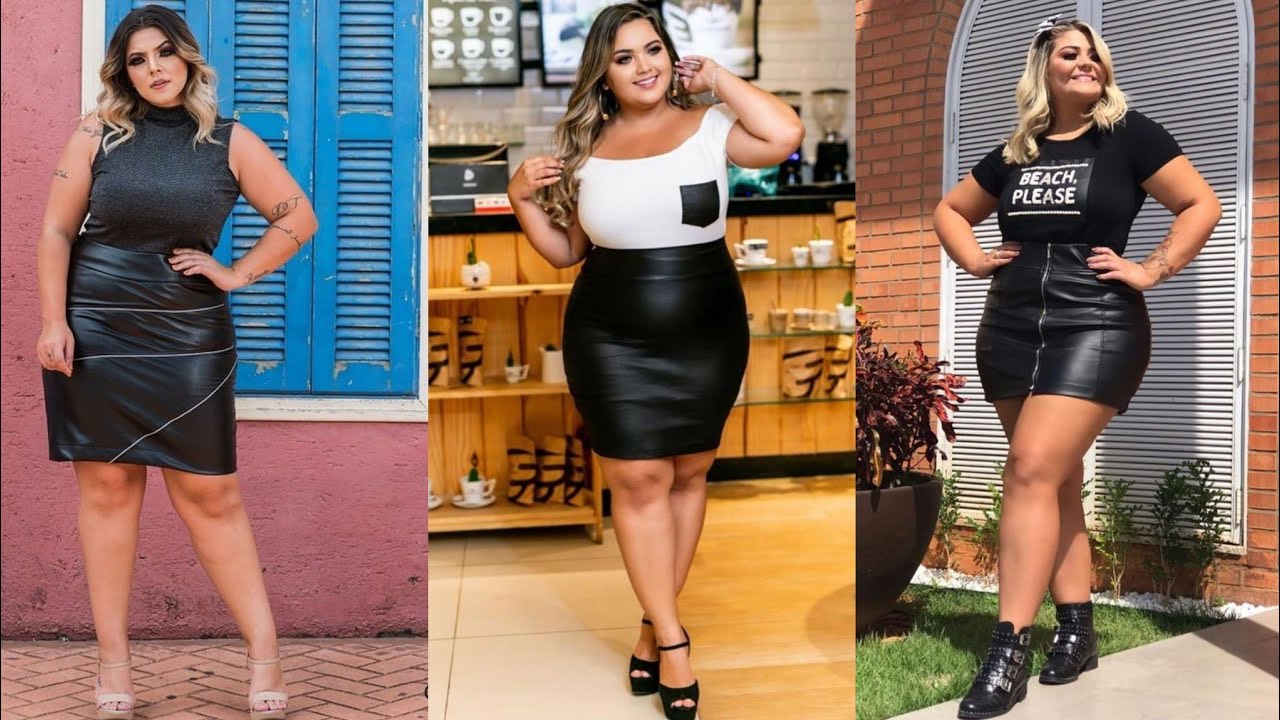 Plus Size Faux Leather Outfit Ideas to Slay this Fall! - Nita Danielle