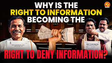 The Silent Death of RTI ? India’s Transparency at Risk I Vajiram And Ravi 