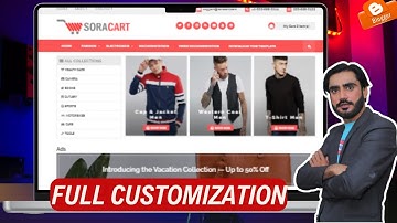 Soracart Blogger Template | Full Theme Customization | eCommerce Store Setup | Free Version Download