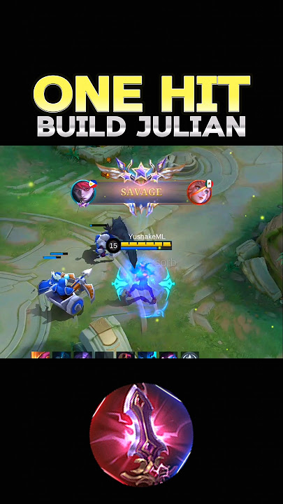 😱 WATCH THIS - BEST BUILD JULIAN 2024❓(ONE HIT) ~ MLBB🔥 #mobilelegends #onehitbuild #julian #shorts