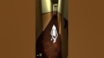 Alien,Scary Face and Scp Nextbot in the halls Gmod