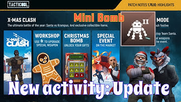 TACTICOOL :X-mas Clash is coming to Tacticool! ❄️ 「Tacticool-patch notes 1.76.10」🎮#tacticool