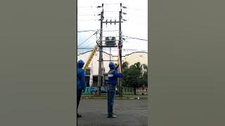 LEDAKAN di percobaan terakhir. Kabel turun ke gardu sudah dilepas