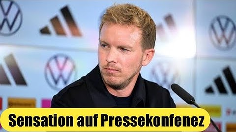 Pressekonferenz der deutschen nationalmannschaft mit bundestrainer Julian nagelsmann !! #DFB #EM24