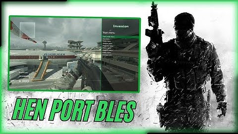 COD MW3 Special Ops Menu Invasion Port On PS3 HEN | By VirusMike