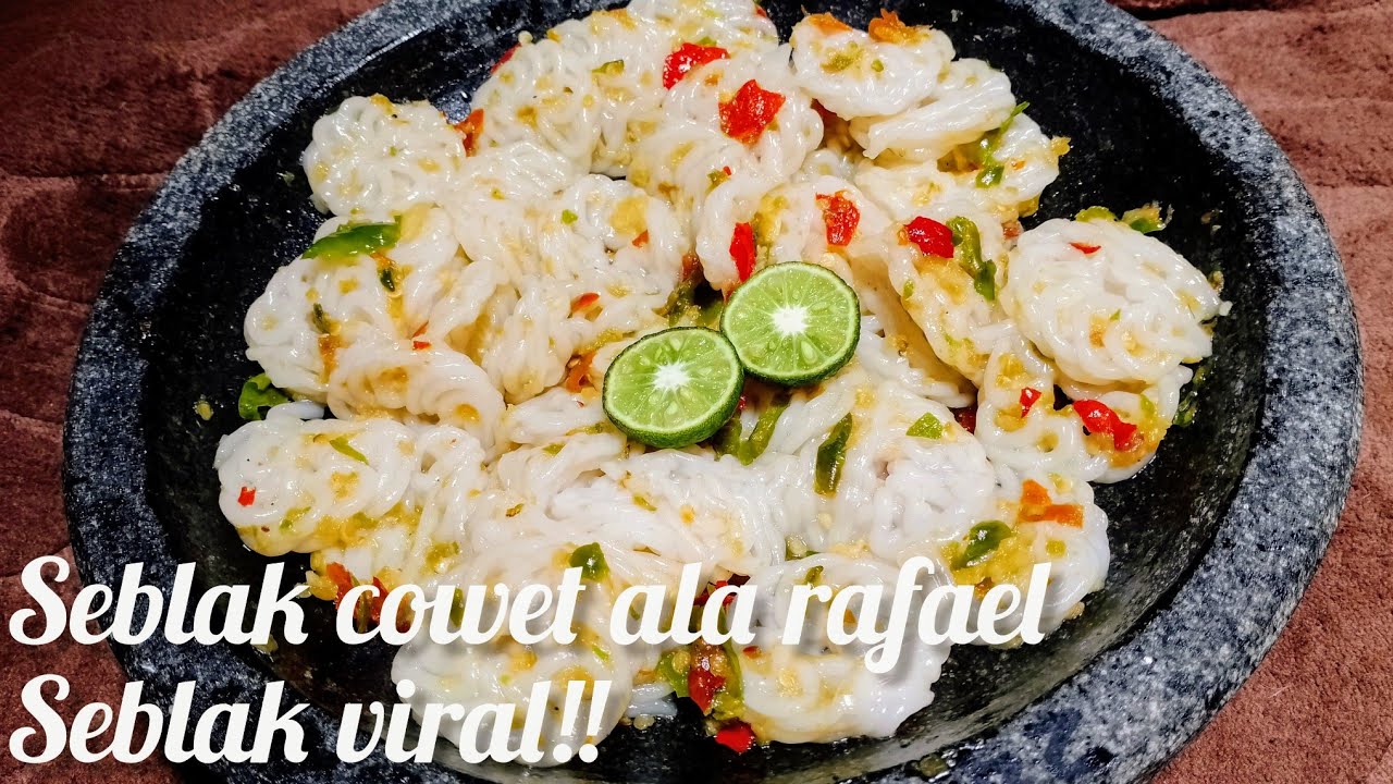 SEBLAK KERUPUK/SEBLAK RAFAEL _ Ternyata beneran enak bikin nagih - YouTube