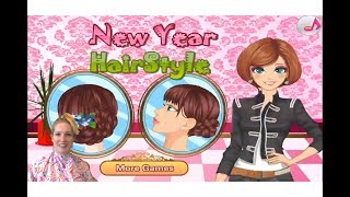 New Year Hair Salon Hairstyle Video Game App Play & Review screenshot 5
