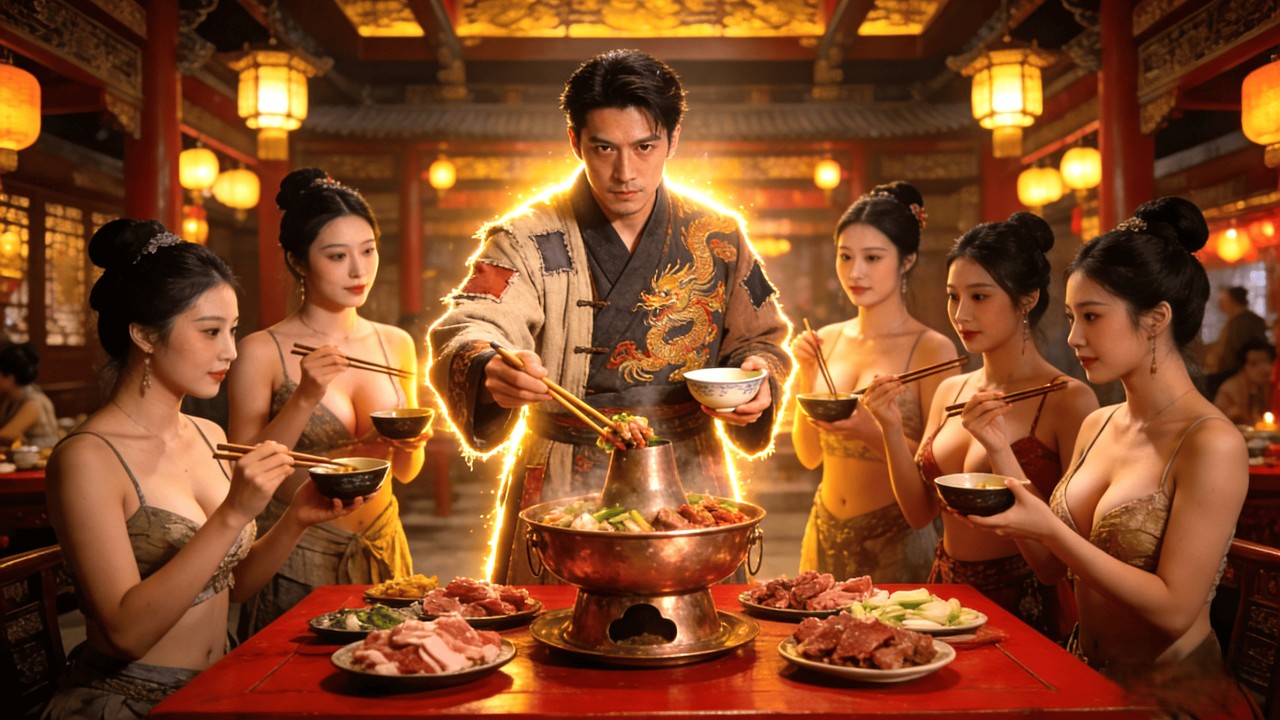 Si miskin terlempar ke zaman kuno, menikahi putri lewat bisnis hot pot, dan meraih puncak kesuksesan