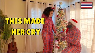Thai Girlfriend React To Christmas Proposal 🇹🇭