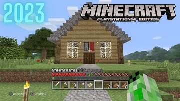 Playing Minecraft PlayStation 4 Edition in 2023 Part 2 (No Commentary)