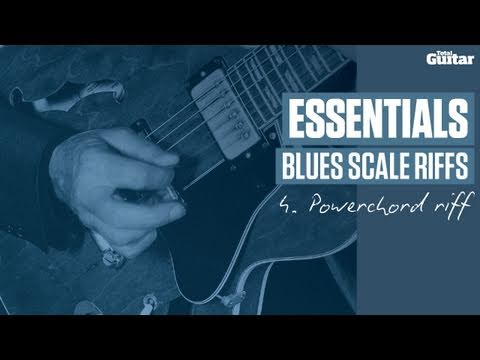 Essentials: Blues Scale Riffing -- Example 4 -- Powerchord Riff (TG214)