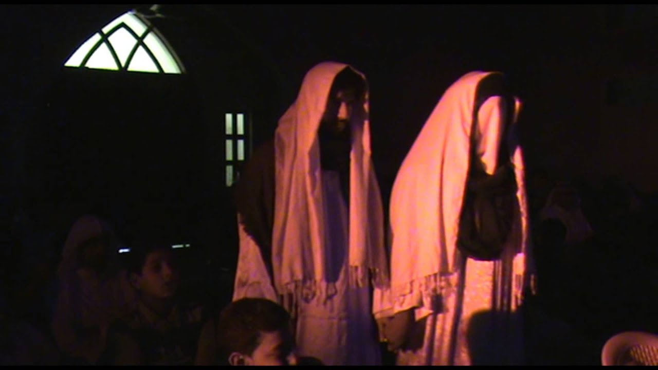 هيئة الإمام الحجة مشهد من مسرحية وعد الله اخراج محمد قمبر