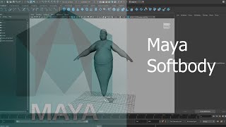 SoftBody in Maya "Duplicate make original Soft" screenshot 5