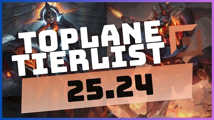 PATCH 25.24 TOPLANE TIERLIST! (LEAGUE OF LEGENDS)