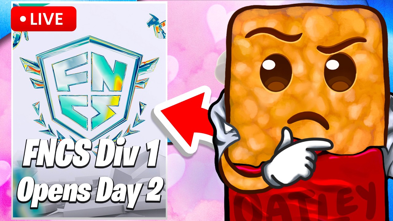 🔴LIVE - FNCS DIV 1 OPENS DAY 2 (Fortnite)