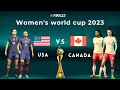 FIFA 23 | USWNT vs Canada world cup 2023 | FIFA women's world cup [ AU - NZ ] final | PS5 gameplay