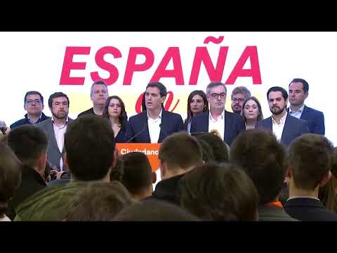 Albert Rivera no dimite tras el batacazo electoral de Ciudadanos el 10-N