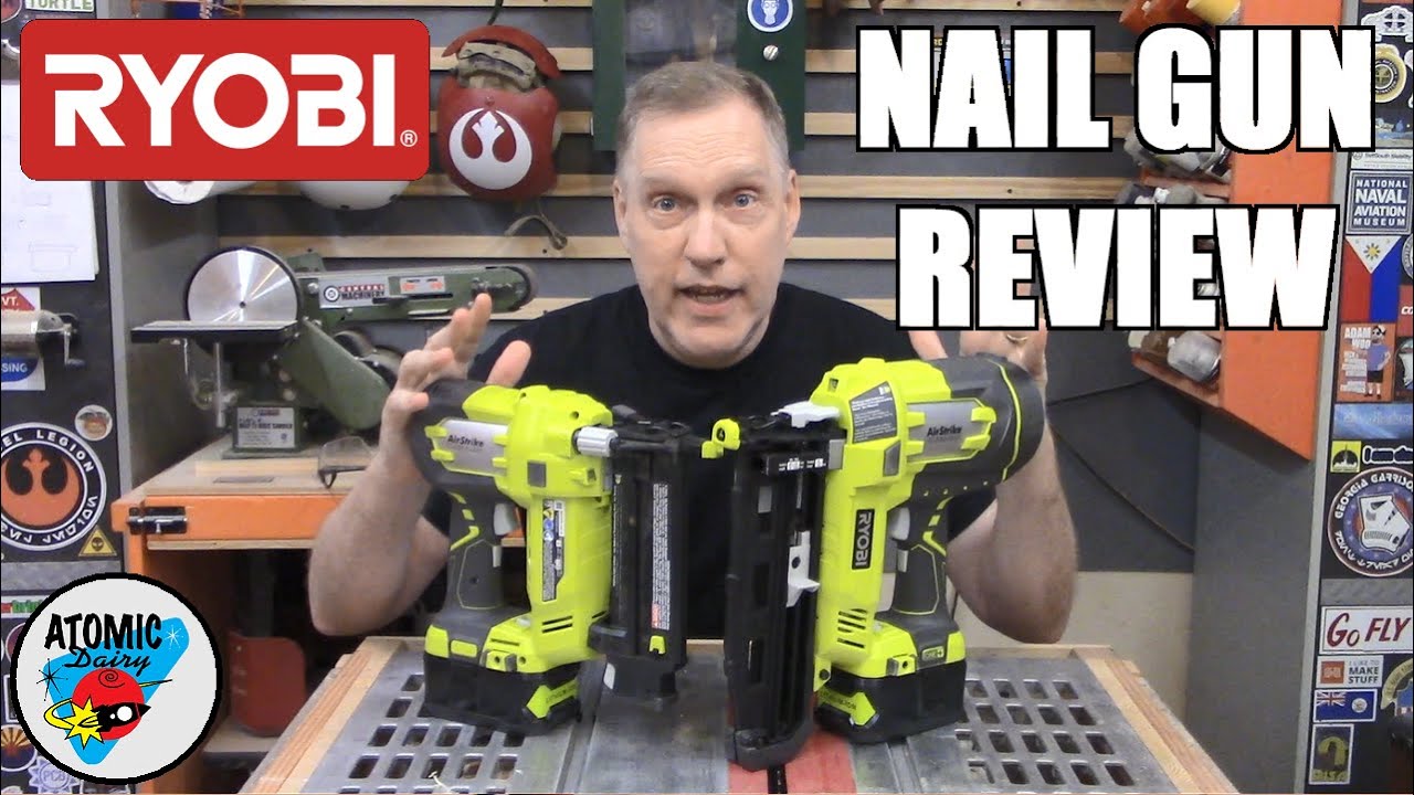 Ryobi AirStrike P320 and P325 Nail Gun Review - Nail Guns Everywhere!