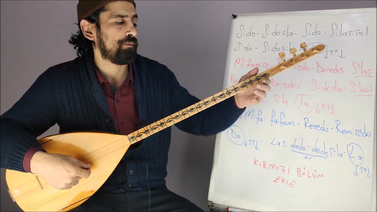 Yazın Yağar Kar Başıma Uzun Sap Bağlama Solfej Dersi - Ahmet SARI
