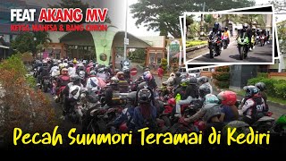 Part #2 Sunmori Kediri Paling Teramai Sampai Macet Loket Gunung Kelud | @akangmv @KeysaMahesa