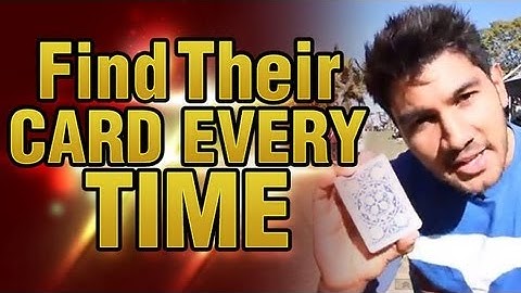 Magic Tricks Revealed : Easy Card Effect : Find Their Card Every Time