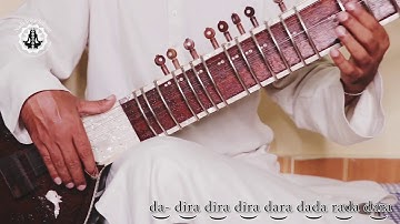 How to play Sitar  (exercise for right hand)